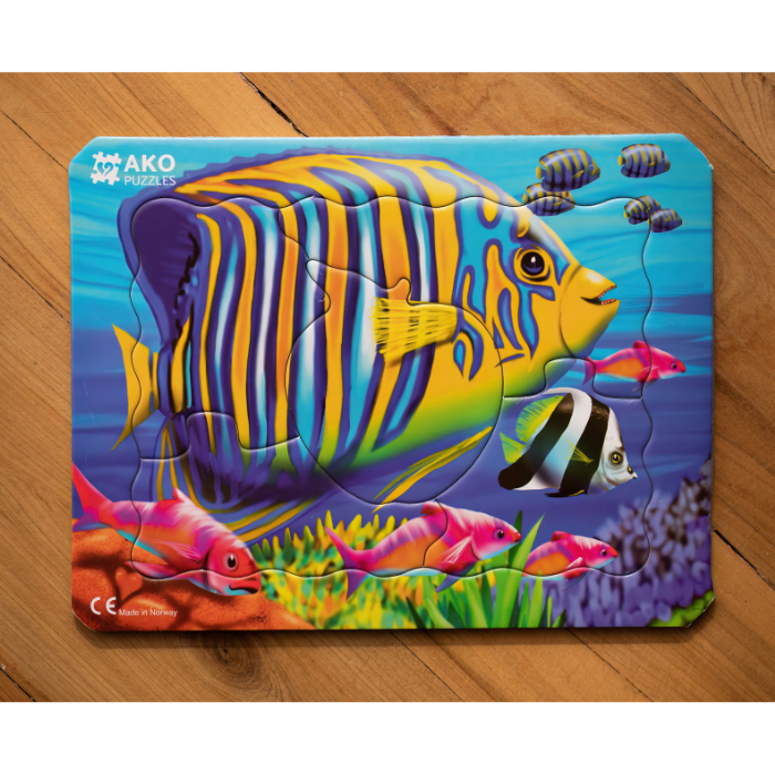 Fish puzzle (5-piece / 8-piece)