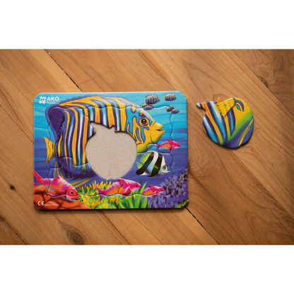 Fish puzzle (5-piece / 8-piece)