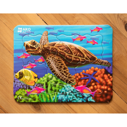 Turtle puzzle (5-piece / 8-piece)