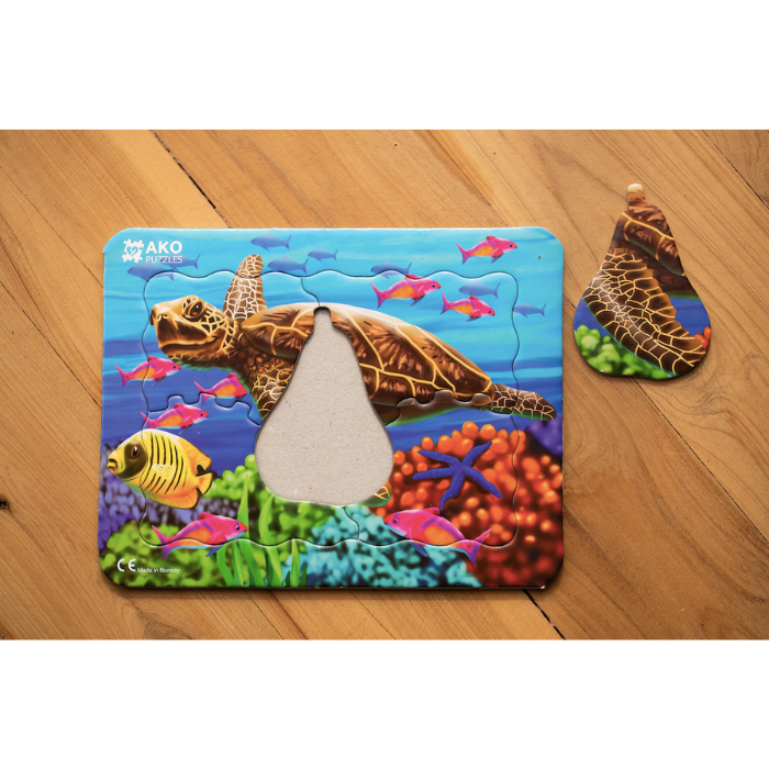 Turtle puzzle (5-piece / 8-piece)